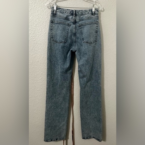 HOUSE Of CB ‘Tate’ Blue Vintage Fit Antique wash high waist jeans. Size S. NWT. - Picture 3 of 11